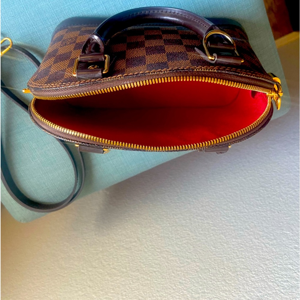 Louis Vuitton,Alma BB Damier Ebene,(Authentic)